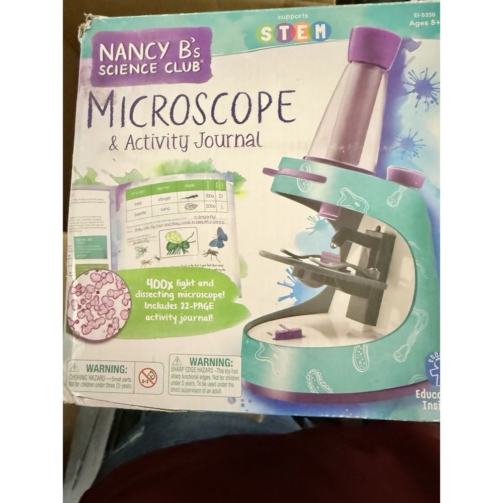 Educational Insights Nancy B's Science Club Microscope 400x EI-5350
